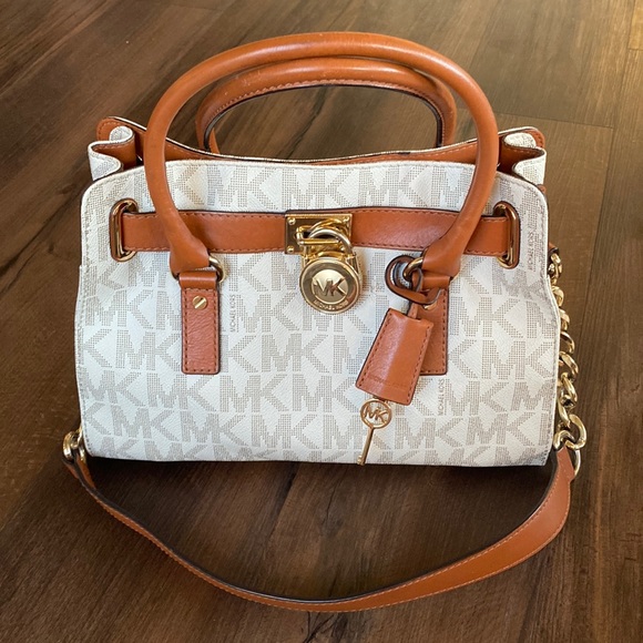 Michael Kors Hamilton Satchel Handbag - Picture 1 of 13